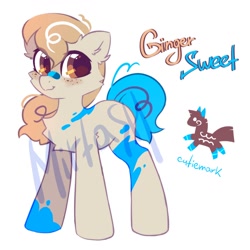 Size: 1700x1700 | Tagged: safe, artist:mirtash, imported from derpibooru, oc, oc only, earth pony, pony, adoptable, solo