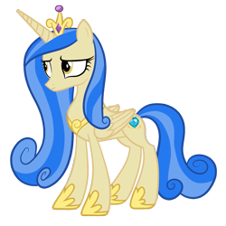 Size: 1600x1600 | Tagged: safe, artist:blah23z, imported from derpibooru, princess cadance, sapphire shores, alicorn, pony, female, mare, palette swap, recolor, simple background, solo, transparent background