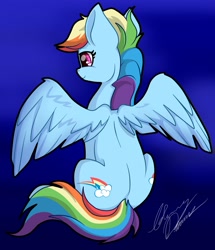 Size: 2511x2924 | Tagged: safe, artist:gleamyd, artist:gleamydreams, imported from derpibooru, rainbow dash, pegasus, pony, both cutie marks, high res, solo, spread wings, wings