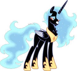 Size: 1502x1383 | Tagged: safe, artist:kurosawakuro, imported from derpibooru, alicorn, pony, base used, sad, simple background, solo, transparent background