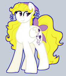 Size: 1280x1469 | Tagged: safe, artist:queertrixie, imported from derpibooru, surprise, pegasus, pony, adoraprise, bandana, bow, cute, female, g1, g1 to g4, g4, gender headcanon, generation leap, mare, smiling, solo, tail bow