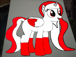 Size: 671x508 | Tagged: safe, artist:shafiqhafizi70, imported from derpibooru, oc, oc:indonisty, alicorn, pony, female, indonesia, looking at you, mare, nation ponies, picture, ponified, smiling, smiling at you