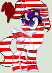 Size: 625x867 | Tagged: safe, artist:shafiqhafizi70, imported from derpibooru, oc, alicorn, pony, 1000 hours in ms paint, female, malaysia, malaysity, nation ponies, picture, ponified, ponified flag
