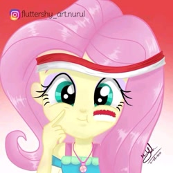 Size: 715x715 | Tagged: safe, artist:fluttershy_art.nurul, edit, edited edit, imported from derpibooru, fluttershy, oc, equestria girls, equestria girls series, cute, indonesia, indonesian independence day, my little pony, shyabetes