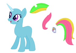 Size: 614x428 | Tagged: safe, artist:firestarartist, imported from derpibooru, whistle wishes, pony, unicorn, base, g3, g3 to g4, g4, generation leap, open mouth, simple background, white background