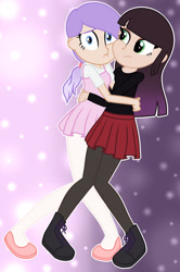 Size: 1280x1932 | Tagged: safe, artist:cindydreamlight, artist:cindystarlight, imported from derpibooru, oc, oc only, equestria girls, clothes, female, hug