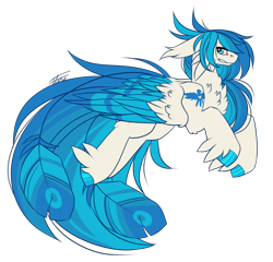 Size: 1176x1130 | Tagged: safe, artist:inspiredpixels, imported from derpibooru, oc, oc only, pegasus, pony, colored hooves, colored wings, floppy ears, folded wings, looking at you, profile, simple background, solo, transparent background, wings