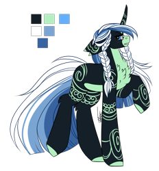 Size: 1011x1088 | Tagged: safe, artist:inspiredpixels, imported from derpibooru, oc, oc only, pony, unicorn, blushing, coat markings, curved horn, floppy ears, horn, looking at you, raised hoof, reference sheet, simple background, solo, transparent background