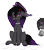 Size: 2488x2840 | Tagged: safe, artist:mimicryfluffoarts, imported from derpibooru, part of a set, oc, oc only, oc:mimicry, oc:zenaris blackmour, bat pony, angry, bat pony oc, bat wings, blushing, bucket, chibi, collar, dyed mane, dyed tail, female, fluffy, frown, hat, high res, male, mare, milk, mimicry's silly doodles, puddle, shiftling, smiling, stallion, wet, wet mane, wings, zenaris is a stinky bat