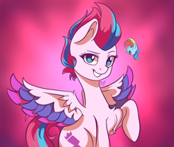 Size: 1824x1544 | Tagged: safe, artist:alexsc112, imported from derpibooru, rainbow dash, zipp storm, pegasus, pony, female, g5, mare, solo