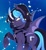 Size: 1440x1579 | Tagged: safe, artist:moonbatz, imported from derpibooru, oc, oc only, oc:stella luna, alicorn, pony, female, mare, night, raised hoof, solo