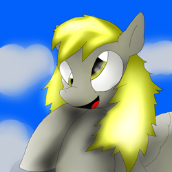 Size: 2834x2834 | Tagged: safe, artist:spirodraw, imported from derpibooru, derpy hooves, pegasus, pony, female, high res, mare, solo