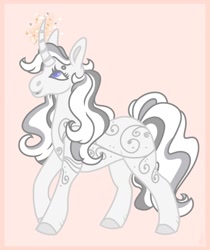 Size: 907x1080 | Tagged: safe, artist:skior, imported from derpibooru, princess silver swirl, pony, unicorn, g2, solo