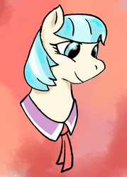 Size: 766x1067 | Tagged: safe, artist:theenderrebel, imported from derpibooru, coco pommel, pony, solo