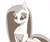 Size: 1000x831 | Tagged: safe, artist:inky_mitts, artist:inkypuso, imported from derpibooru, pinkamena diane pie, pinkie pie, earth pony, pony, dock, eyebrows, eyeshadow, grayscale, lidded eyes, makeup, monochrome, simple background, solo, white background