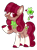 Size: 1719x2302 | Tagged: safe, artist:lilywolfpie, artist:lilywolfpie-yt, imported from derpibooru, oc, oc only, earth pony, pony, female, mare, offspring, parent:cherry jubilee, parent:trouble shoes, simple background, solo, transparent background