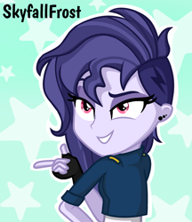 Size: 1448x1678 | Tagged: safe, artist:skyfallfrost, imported from derpibooru, oc, oc only, oc:purple moonlight, equestria girls, clothes, female, solo