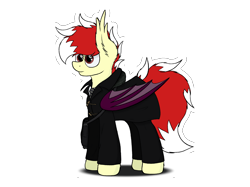 Size: 3000x2248 | Tagged: safe, artist:aaathebap, imported from derpibooru, oc, oc only, oc:aaaaaaaaaaa, bat pony, pony, clothes, high res, simple background, solo, transparent background