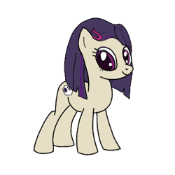 Size: 384x384 | Tagged: safe, artist:phineasmania, imported from derpibooru, earth pony, pony, eyelashes, female, mare, ponified, simple background, smiling, solo, transparent background