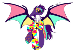 Size: 1603x1117 | Tagged: safe, artist:inspiredpixels, imported from derpibooru, oc, oc only, pony, bat wings, blushing, floppy ears, glasses, raised hoof, raised leg, simple background, solo, spread wings, transparent background, wings