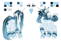 Size: 2478x1666 | Tagged: safe, artist:inspiredpixels, imported from derpibooru, oc, oc only, pony, coat markings, colored hooves, crystal, pale belly, reference sheet, simple background, socks (coat markings), solo, transparent background