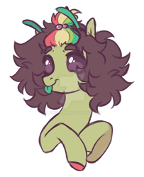 Size: 1024x1262 | Tagged: safe, artist:lynesssan, imported from derpibooru, oc, oc only, oc:bugsy, pony, antennae, bust, deviantart watermark, female, obtrusive watermark, portrait, simple background, solo, tongue out, transparent background, watermark