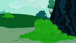 Size: 1280x720 | Tagged: safe, imported from derpibooru, screencap, the best night ever, background, bush, cloud, day, hill, nature, no pony, scenic ponyville, tree