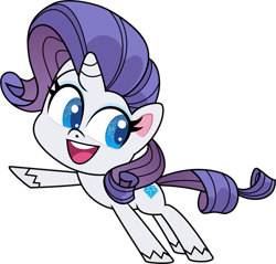 Size: 1406x1345 | Tagged: safe, artist:sollace, derpibooru exclusive, imported from derpibooru, rarity, pony, unicorn, my little pony: pony life, pinkie pie: hyper-helper, spoiler:pony life s01e06, .svg available, g4.5, looking back, open mouth, pointing, pony life, pony life accurate, show accurate, simple background, solo, svg, transparent background, vector