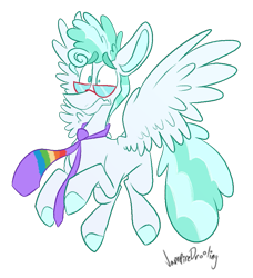 Size: 821x900 | Tagged: safe, artist:vampiredrooling, imported from derpibooru, feather flatterfly, pegasus, pony, colored hooves, glasses, male, necktie, scared, simple background, solo, stallion, transparent background, white background, worried