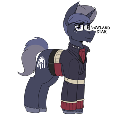 Size: 2700x2700 | Tagged: safe, artist:coatieyay, imported from derpibooru, oc, oc only, oc:wayland star, unicorn, chin fluff, clothes, freckles, high res, jacket, male, simple background, transparent background, unshorn fetlocks