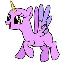 Size: 1332x1161 | Tagged: safe, artist:goldlines005, imported from derpibooru, oc, oc only, alicorn, pony, alicorn oc, base, eyelashes, female, horn, mare, open mouth, simple background, smiling, solo, transparent background, two toned wings, wings
