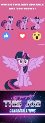 Size: 500x1364 | Tagged: safe, imported from derpibooru, twilight sparkle, alicorn, seraph, seraphicorn, congratulations, four wings, multiple wings, spread wings, twilight sparkle (alicorn), wings, you had one job