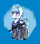 Size: 1236x1384 | Tagged: safe, artist:compound lift, imported from derpibooru, oc, oc only, oc:file folder, pegasus, pony, clothes, famas, gun, horsin' around, male, scarf, socks, solo, striped socks, weapon