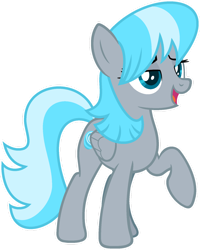 Size: 1024x1279 | Tagged: safe, artist:pegasski, imported from derpibooru, oc, oc only, oc:sea spray, pegasus, pony, female, mare, raised hoof, simple background, solo, transparent background