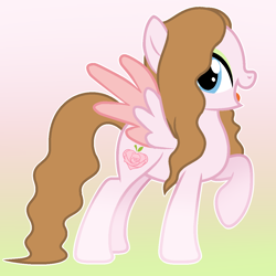Size: 1120x1118 | Tagged: safe, artist:cindydreamlight, artist:cindystarlight, imported from derpibooru, oc, oc only, oc:flower heart, pegasus, pony, female, mare, solo