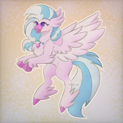 Size: 800x800 | Tagged: safe, artist:rdgnjq, imported from derpibooru, silverstream, classical hippogriff, hippogriff, cute, diastreamies, jewelry, necklace
