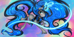 Size: 1920x960 | Tagged: safe, artist:wilvarin-liadon, imported from derpibooru, oc, oc only, pony, unicorn, solo