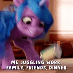 Size: 1080x1080 | Tagged: safe, imported from derpibooru, screencap, izzy moonbow, pony, unicorn, spoiler:my little pony: a new generation, 3d, animated, beans, can, caption, female, food, g5, image macro, izzy's beans, mare, meme, my little pony: a new generation, no sound, official, solo, text, that pony sure does love beans, webm