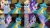 Size: 7216x4024 | Tagged: safe, imported from derpibooru, screencap, blues, dark moon, fuchsia frost, gallus, goldy wings, graphite, noteworthy, starlight glimmer, earth pony, griffon, pony, unicorn, a horse shoe-in, ^^, eyes closed, field trip, friendship student, hand on cheek, smiling, unamused