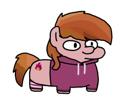 Size: 850x720 | Tagged: artist needed, source needed, safe, artist:fluttershank, imported from derpibooru, oc, oc:stuben, earth pony, clothes, hoodie, squatpony