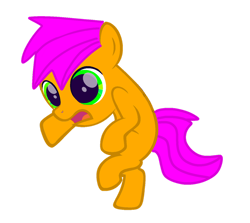 Size: 1280x1141 | Tagged: safe, artist:johnnybro288, imported from derpibooru, oc, oc only, oc:skippy, earth pony, pony, open mouth, quiet, scared, sneak, sneaking, solo