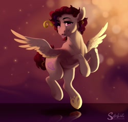 Size: 1884x1800 | Tagged: safe, artist:silentwulv, imported from derpibooru, oc, oc only, pegasus, pony, solo, tongue out, wings