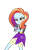 Size: 664x898 | Tagged: safe, artist:sunsetshimmer333, imported from derpibooru, sassy saddles, human, equestria girls, rainbow rocks, alternate universe, equestria girls-ified, eyebrows, female, grin, microphone, sassy saddles' cutie mark, simple background, smiling, solo, transparent background, under our spell