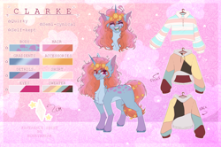 Size: 4080x2712 | Tagged: safe, artist:honeybbear, imported from derpibooru, oc, oc only, pony, unicorn, reference sheet, solo