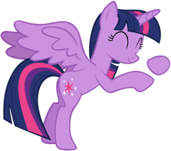 Size: 1280x1132 | Tagged: safe, artist:andoanimalia, imported from derpibooru, twilight sparkle, alicorn, pony, triple threat, ^^, cute, eyes closed, female, hug, simple background, solo, transparent background, twiabetes, twilight sparkle (alicorn), vector