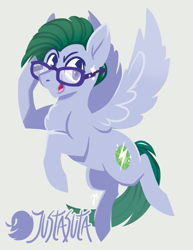 Size: 695x900 | Tagged: safe, artist:justasuta, imported from derpibooru, oc, oc only, pegasus, pony, solo