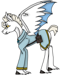 Size: 2343x2953 | Tagged: safe, artist:agdapl, imported from derpibooru, pegasus, pony, bag, clothes, crossover, high res, hoof fluff, male, medic, ponified, saddle bag, simple background, species swap, stallion, team fortress 2, transparent background, wings