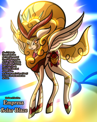Size: 2400x3000 | Tagged: safe, artist:keytee-chan, imported from derpibooru, autumn blaze, lightning dust, little strongheart, maud pie, nurse redheart, princess celestia, saffron masala, trixie, zecora, oc, oc:empress solar big shine, oc:empress solar blaze, oc:queen solar juju, oc:queen solar spectacular, alicorn, kirin, comic:the great big fusion 2 remake, comic, eyes closed, fusion, hair bun, high res, lipstick, makeup, smiling