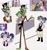 Size: 2309x2468 | Tagged: safe, artist:citi, edit, edited screencap, imported from derpibooru, screencap, discord, spike, starlight glimmer, human, a matter of principals, blushing, ear piercing, earring, faic, gritted teeth, high res, humanized, jewelry, lip bite, out of context, piercing, scene interpretation, screencap reference, signature, teeth clenched