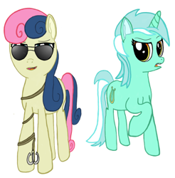 Size: 463x471 | Tagged: safe, bon bon, lyra heartstrings, sweetie drops, earth pony, pony, unicorn, slice of life (episode)